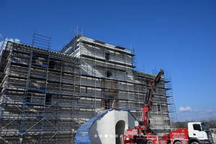 Construction and restoration site of Edirne Palace, an Ottoman palace that inspired Topkapı Palace.