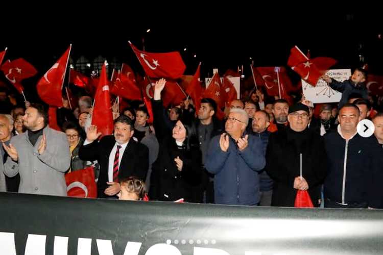 EDİRNE İMAMOĞLU PROTESTOSU