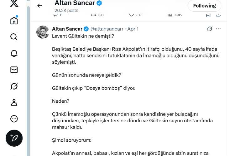 ALTAN SANCAR