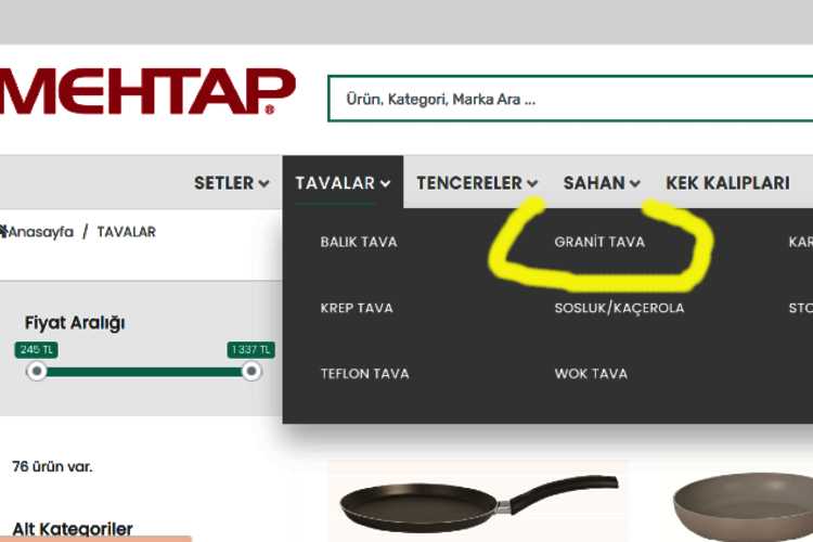 MEHTAP GRANİT TAVA 2