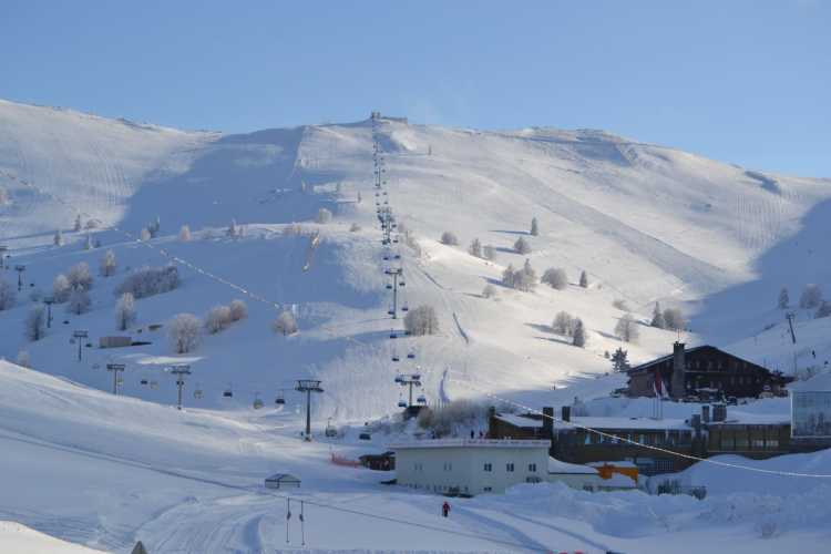 mount uludag bursa mountain landscape skiing turkey