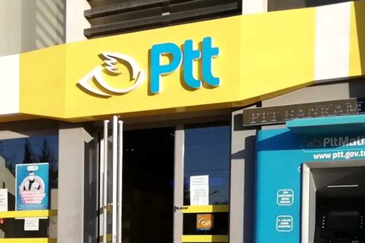 Exterior of a PTT branch in Turkey offering HGS services